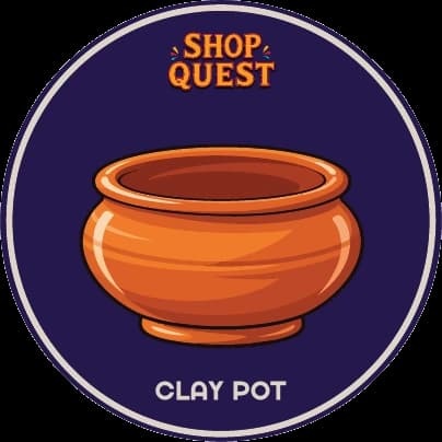 Clay pot token artwork